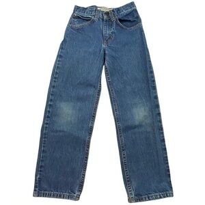 Arizona Relaxed Fit Jeans Boys Size 8 Slim Blue Denim Jeans